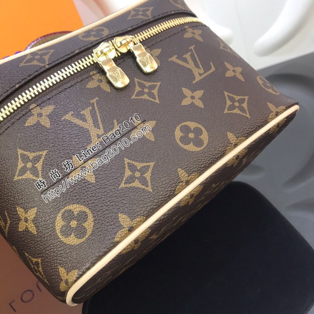LV路易威登2023专柜新款M42266 M44495 LV老花Nice迷你化妆包 ydh5413